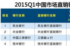 2015中国直销银行排名