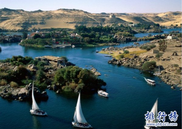 世界上最长的河流,尼罗河全长6670千米（埃及文明发源地）